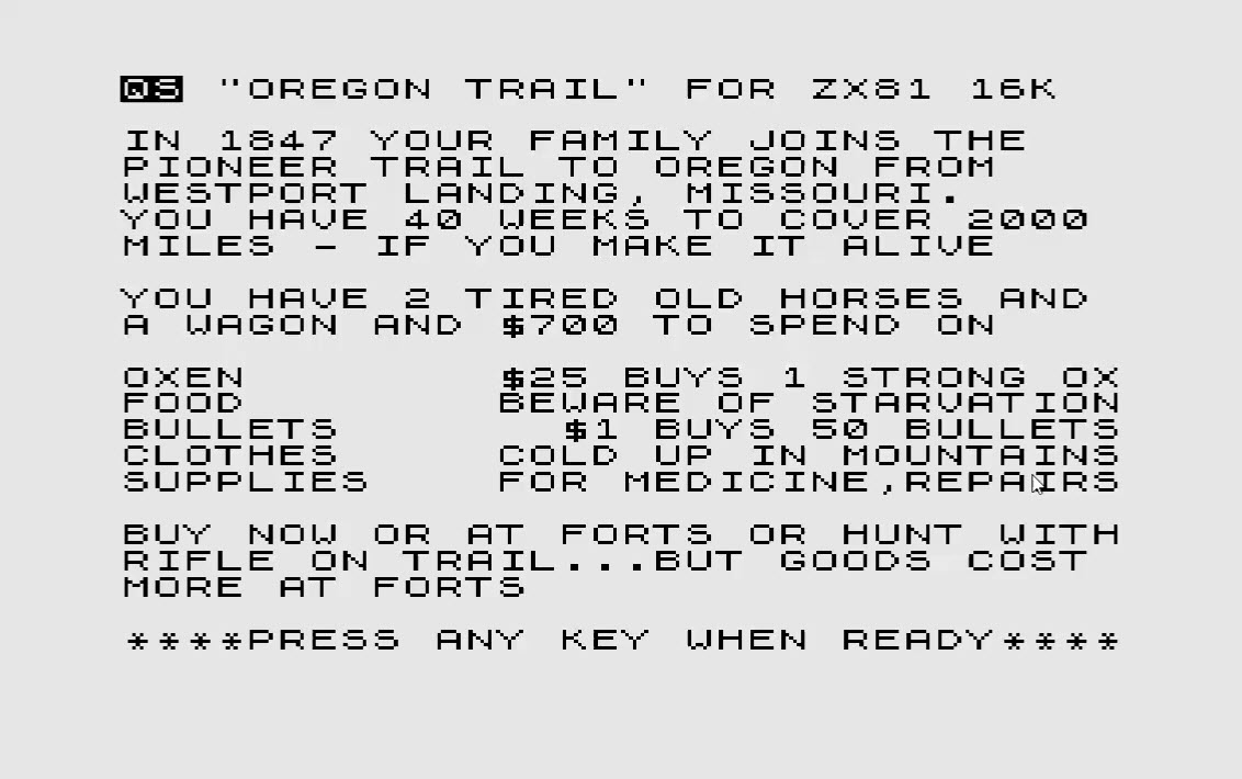 The Oregon Trail' at 50: The story of a classic computer game