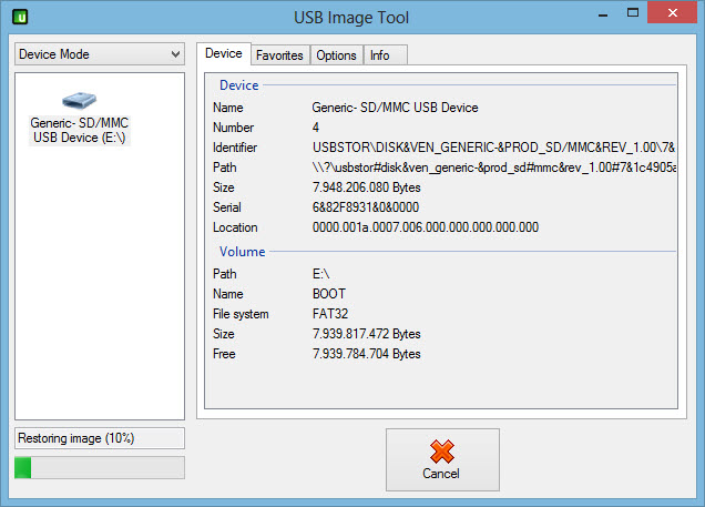 01 - USB Image Tool