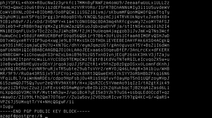 03 - PGP Public Key Block