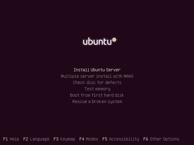 03 - Ubuntu Installation Menu