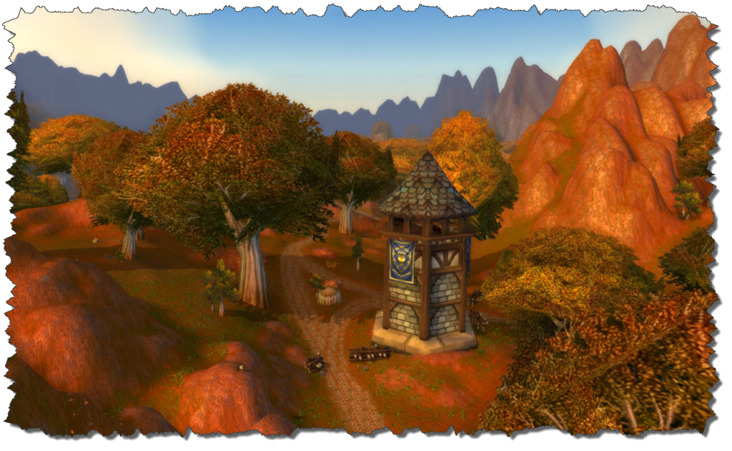 World of Warcraft Redridge Mountains First Light