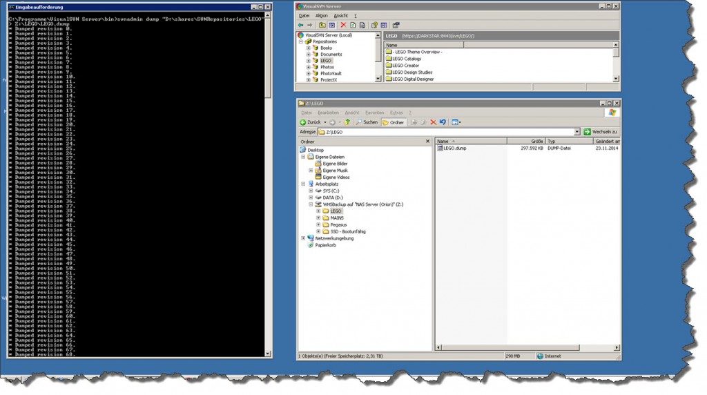 Moving a SVN Server from Windows Home Server to Ubuntu Part II